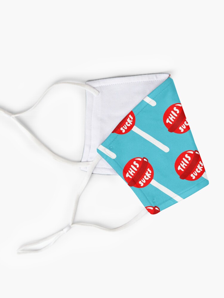 Alternate view of This Sucks Lollipop Mask