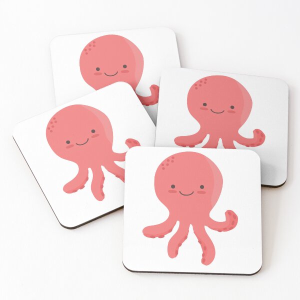 Item preview, cartoon octopus sticker designed and sold by keeganemma.