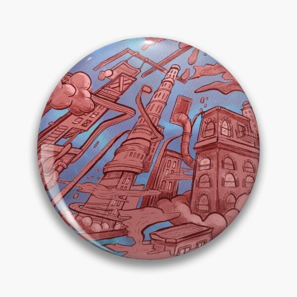 Item preview, Futuristic cityscape designed and sold by abhx.