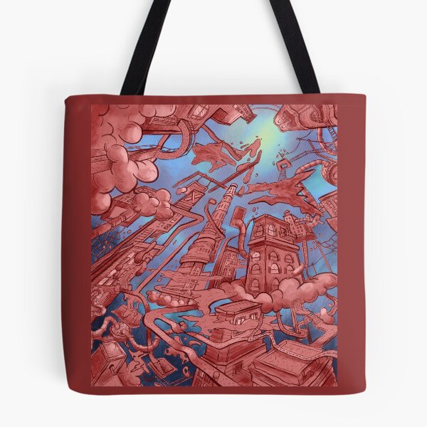 Item preview, Futuristic cityscape designed and sold by abhx.