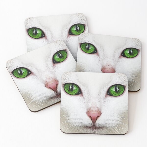 Item preview, Snowy White Kitty Face designed and sold by LydiasPlace.