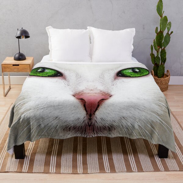 Item preview, Snowy White Kitty Face designed and sold by LydiasPlace.