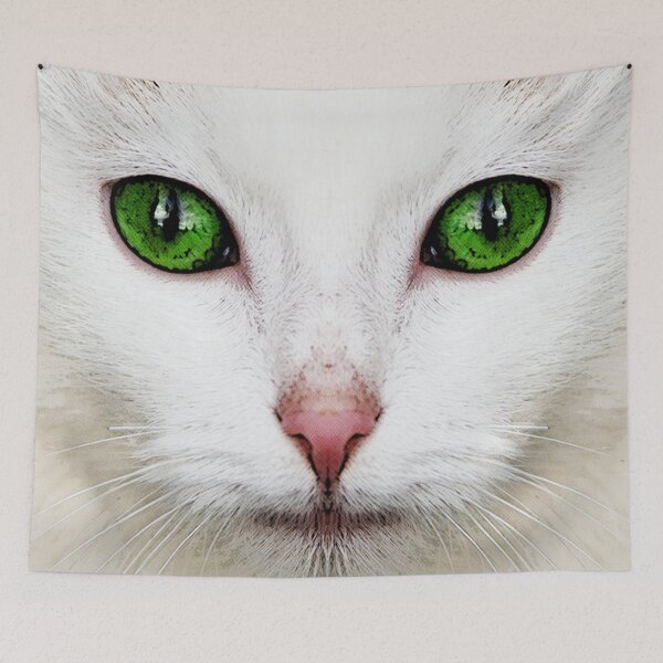 Item preview, Snowy White Kitty Face designed and sold by LydiasPlace.