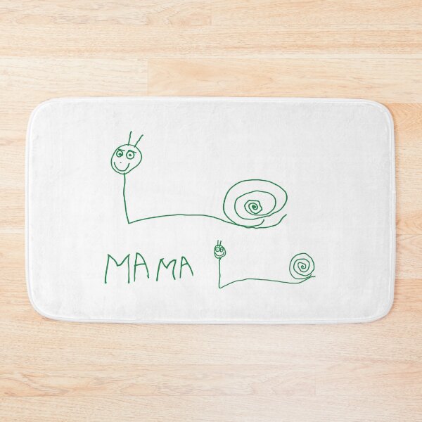 Item preview, Snails print. Kids' hand-drawn design designed and sold by Tatsiana Zayats.