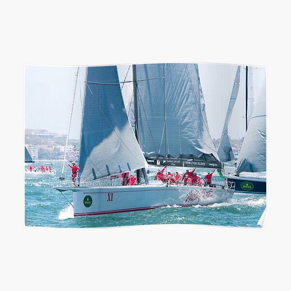 yacht racing posters