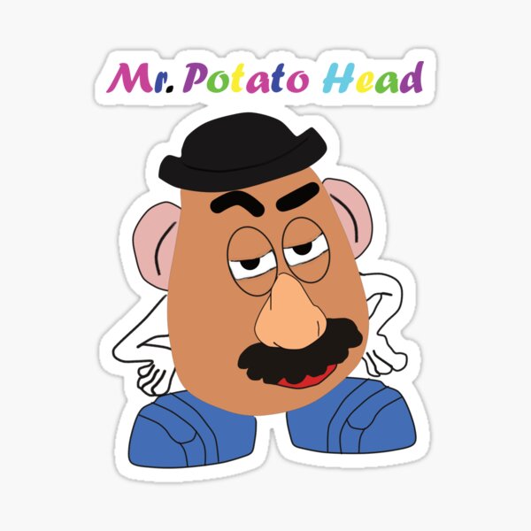 Mr Potato Stickers Redbubble - mr cute potato roblox
