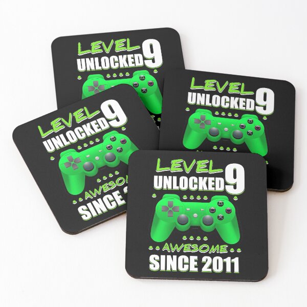 Item preview, Level 9 unlocked awesome since 2011 designed and sold by TopDesignArt.