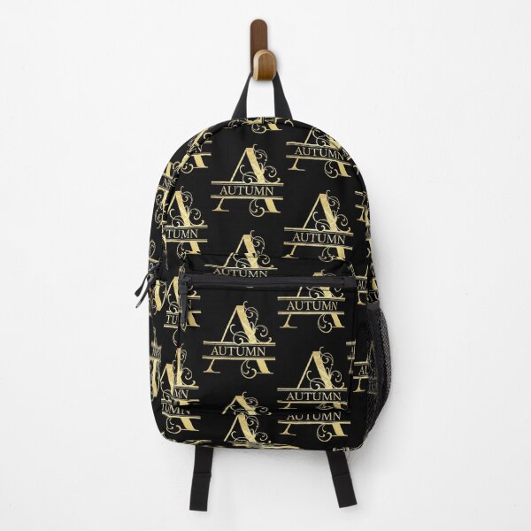 Autumn Name - Monogram Letter A The Autumn Name Gift For Autumn Backpack