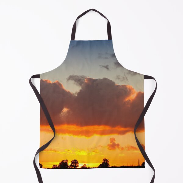 Item preview, Orange Sunset with Trees designed and sold by FOLK ART FUSION by heidiannemorris.