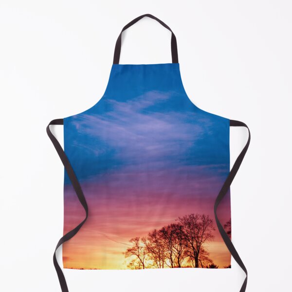 Item preview, Blue Sunset Silhouette designed and sold by FOLK ART FUSION by heidiannemorris.