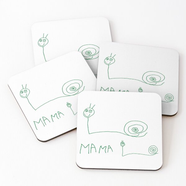 Item preview, Snails print. Kids' hand-drawn design designed and sold by Tatsiana Zayats.