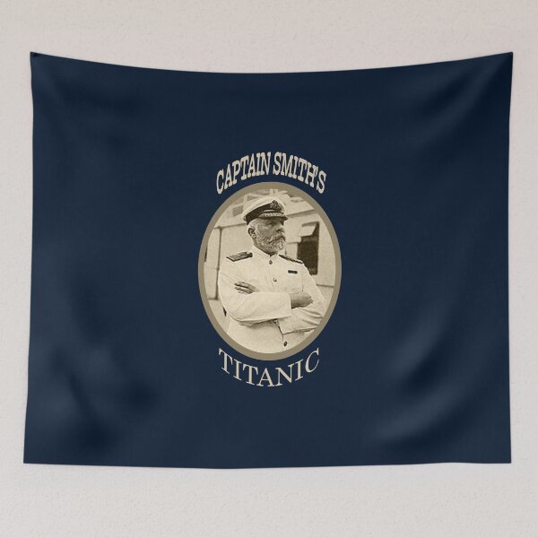 Item preview, Titanic Sinking Vintage Captain Smith Cruise Ship Atlantic Ocean Voyage  designed and sold by TopTeeShop.