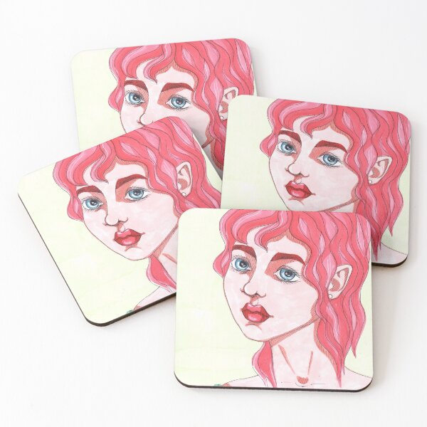 Item preview,  Girl with pink hair designed and sold by klabukova-y.