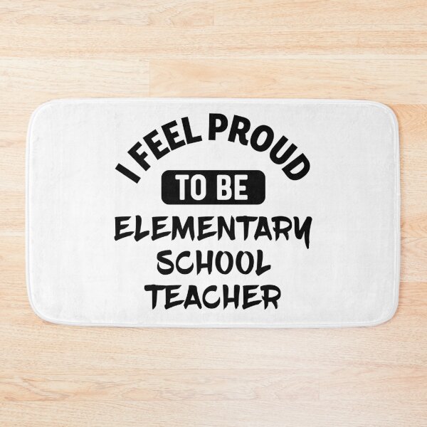 Item preview, I feel Proud to be elementary school teacher designed and sold by bumperapparels.
