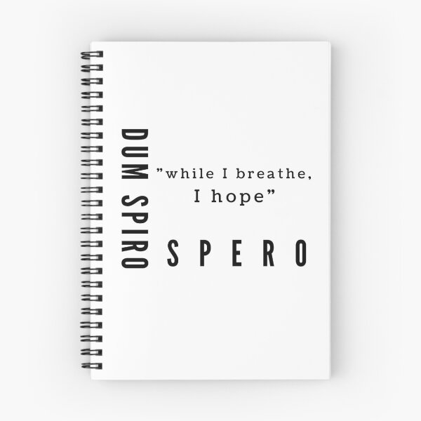 Item preview, Dum Spiro Spero - While I breathe, I hope designed and sold by ItsNikkiArts.