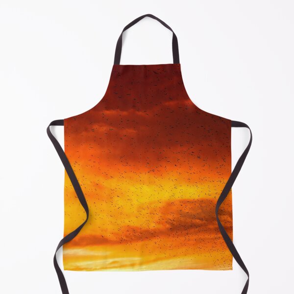Item preview, Sunset Starling Murmuration designed and sold by FOLK ART FUSION by heidiannemorris.