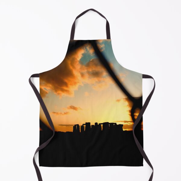 Item preview, Stonehenge sunset silhouette designed and sold by FOLK ART FUSION by heidiannemorris.