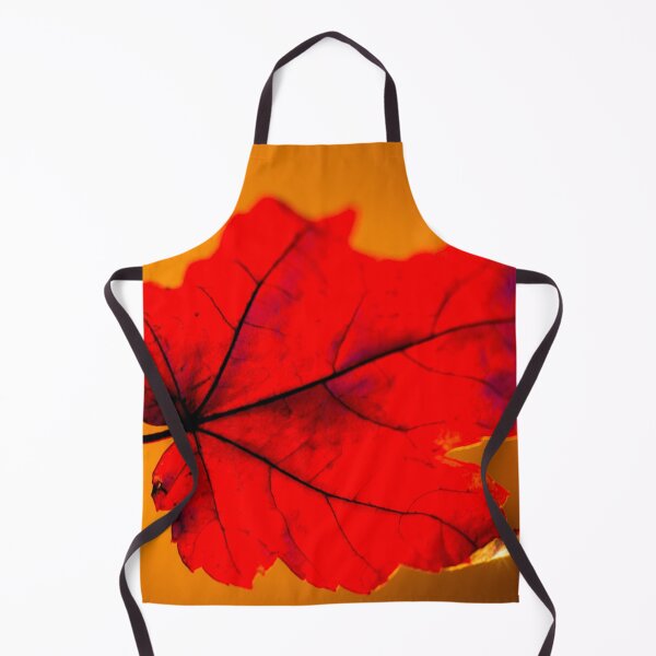 Item preview, Red Autumn Maple Leaf designed and sold by FOLK ART FUSION by heidiannemorris.