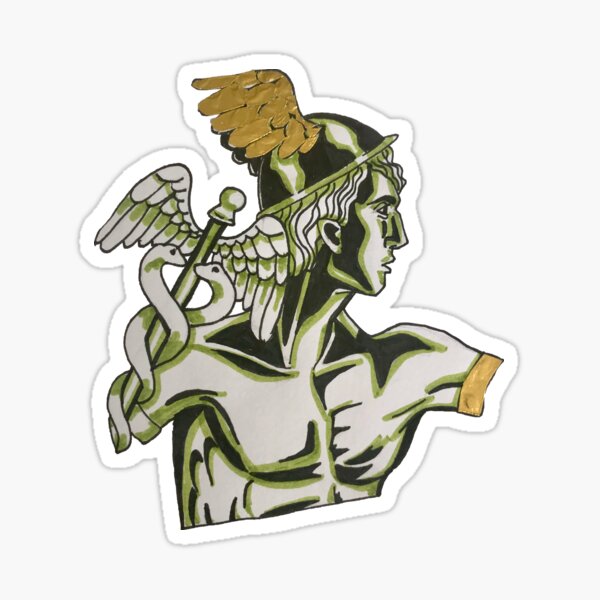 Greek God Hermes - God Hermes - Sticker