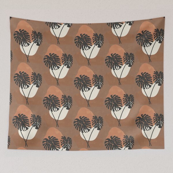Item preview, Monstera Deliciosa Abstract Minimalist Art designed and sold by technicolorable_art.