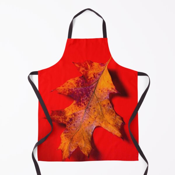 Item preview, Autumn Oak Leaf on Red designed and sold by FOLK ART FUSION by heidiannemorris.