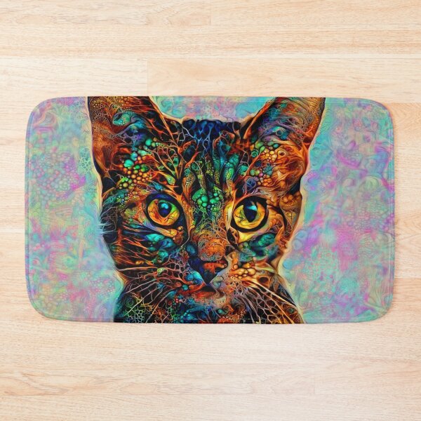 Item preview, Abstractions of abstract abstraction of cat designed and sold by blackhalt.