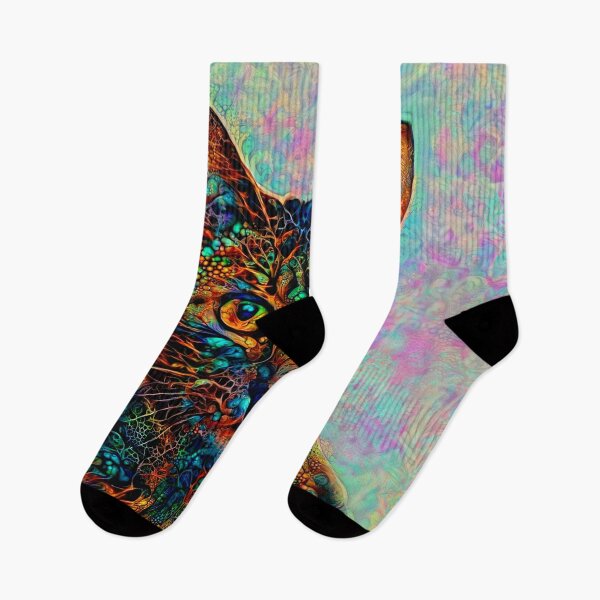 Item preview, Abstractions of abstract abstraction of cat designed and sold by blackhalt.