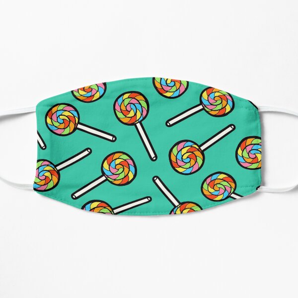 Rainbow Lollipop Pattern Mask