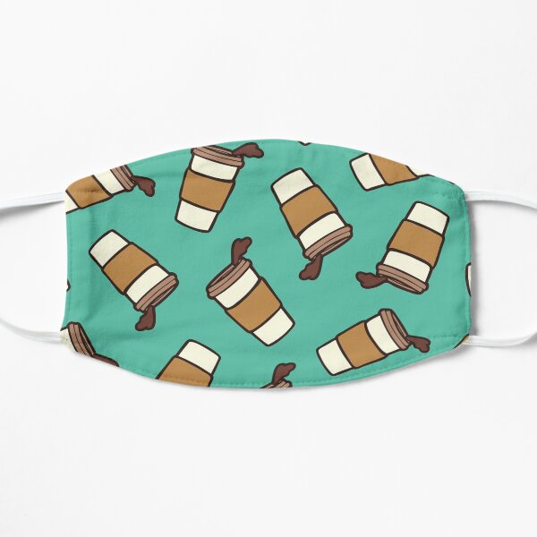 Take it Away Coffee Pattern Mask
