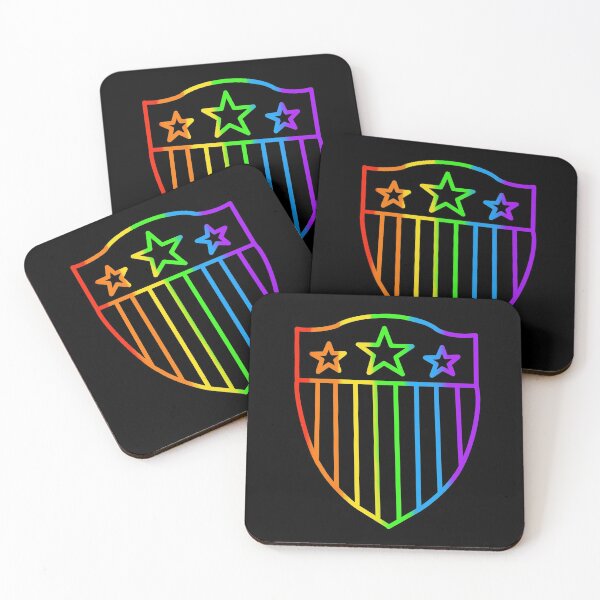 Item preview, OG Captain America Shield - Rainbow designed and sold by jddesignsstuff.