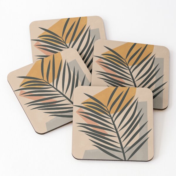 Item preview, Palm Leaf Abstract Minimalist Art designed and sold by technicolorable_art.