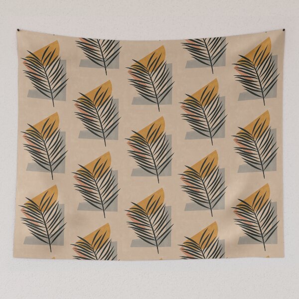 Item preview, Palm Leaf Abstract Minimalist Art designed and sold by technicolorable_art.
