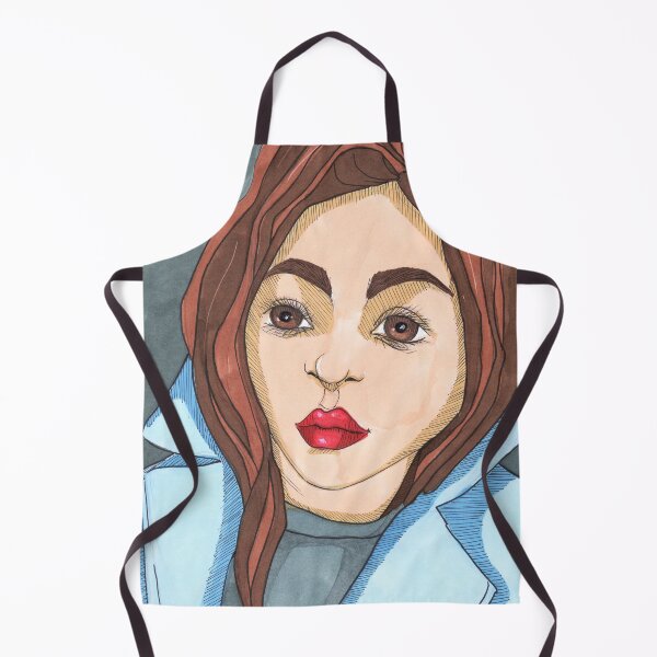 Item preview, Girl in a blue coat designed and sold by klabukova-y.