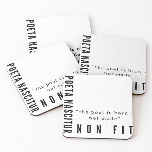 Item preview, Poeta Nascitur Non Fit - The poet is born, not made designed and sold by ItsNikkiArts.