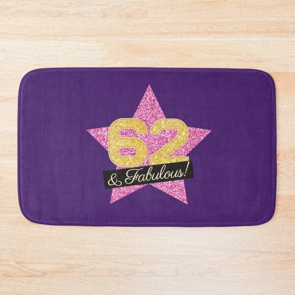 Item preview, 62nd Birthday Gifts Women Fabulous - Pink Gold designed and sold by betternotes.
