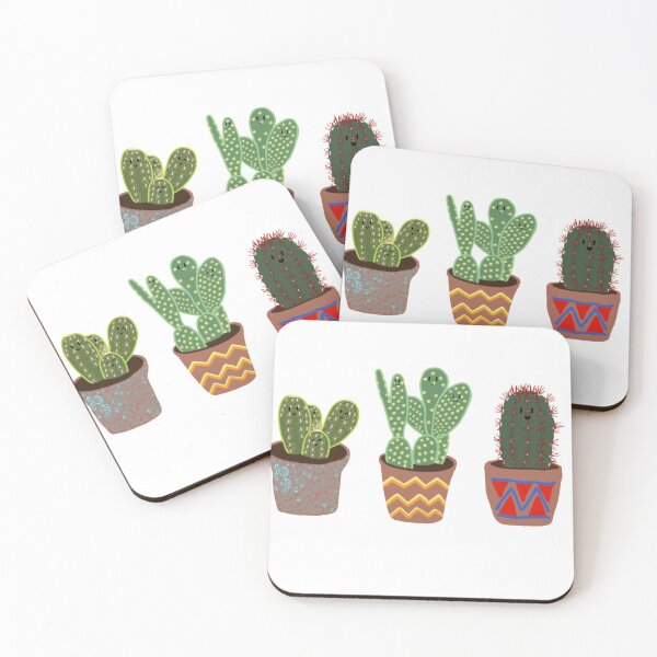 Item preview, Happy cacti  designed and sold by Purplepugprints.