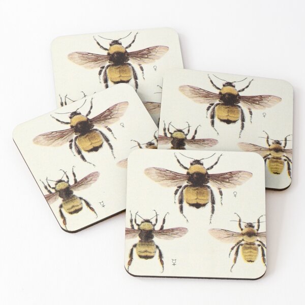 Item preview, Three Bees designed and sold by BlueSpecsStudio.