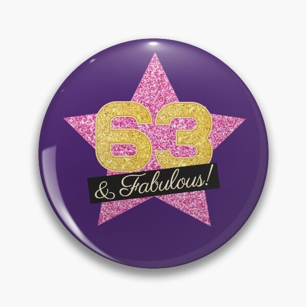 Item preview, 63rd Birthday Gifts Women Fabulous - Pink Gold designed and sold by betternotes.