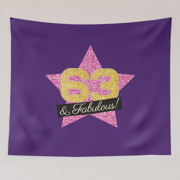 Item preview, 63rd Birthday Gifts Women Fabulous - Pink Gold designed and sold by betternotes.