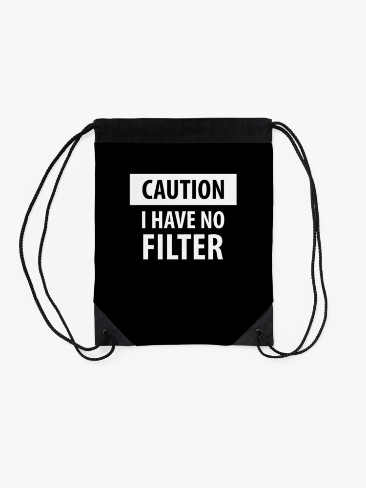 Funny overthinker self-irony quote' Cotton Drawstring Bag