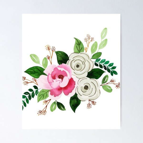 Item preview, Watercolor floweret designed and sold by Billi-shop.