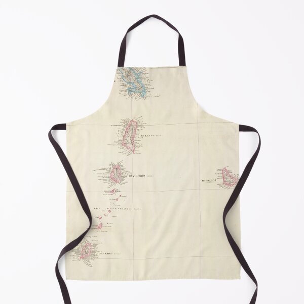 Item preview, Vintage Windward Islands of The Caribbean Map (1842) designed and sold by BravuraMedia.