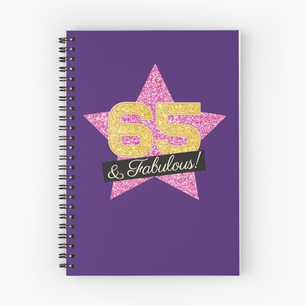 Item preview, 65th Birthday Gifts Women Fabulous - Pink Gold designed and sold by betternotes.