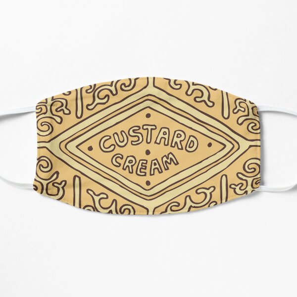 Custard Cream British Biscuit Mask