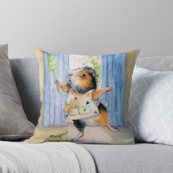 Item preview, Private Commission: Dancing, Cleaning Guinea Pig designed and sold by Out of The Hutch.