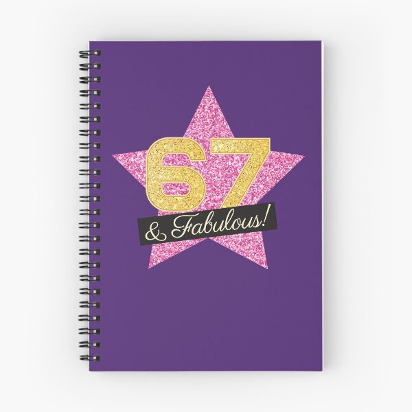 Item preview, 67th Birthday Gifts Women Fabulous - Pink Gold designed and sold by betternotes.