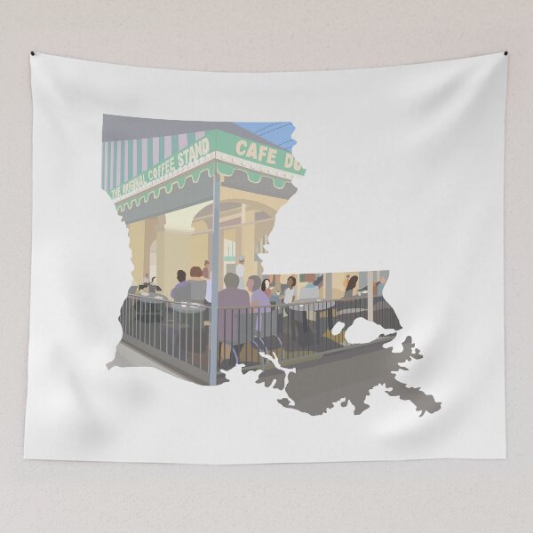 Item preview, Cafe Du Monde - Louisiana art designed and sold by brdesigned.