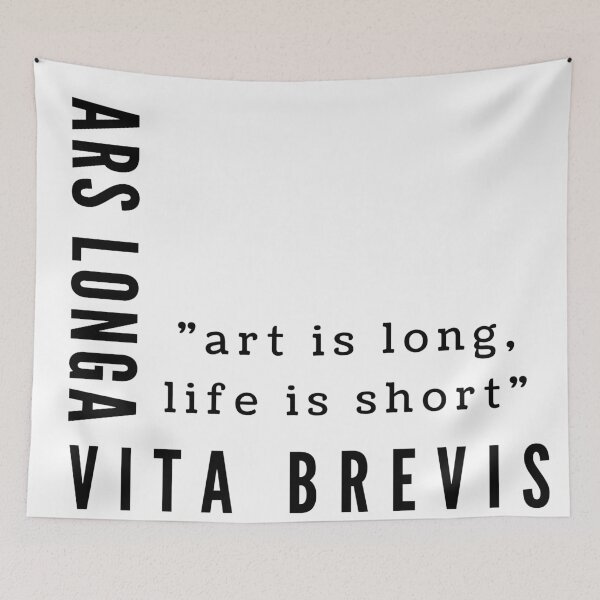 Item preview, Ars Longa Vita Brevis -  Art is long; life is short designed and sold by ItsNikkiArts.
