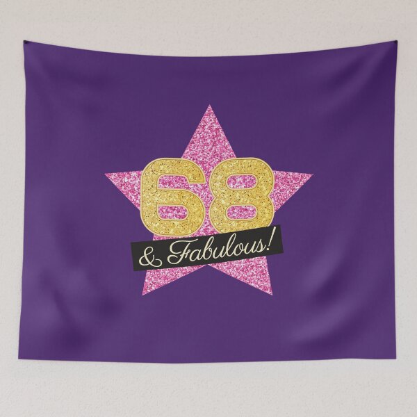 Item preview, 68th Birthday Gifts Women Fabulous - Pink Gold designed and sold by betternotes.