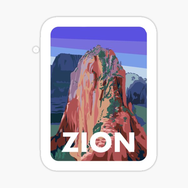 Vista previa del artículo con la obra «Angels Landing - Parque Nacional Zion», diseñado y vendido por HalpinDesign.